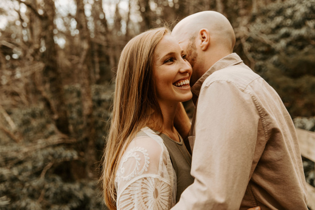 Wildflowers and Mountains Engagement Session - Blowing Rock, North ...