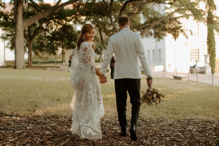 University Chapel Vintage Wedding and Springdale Station Reception – Austin, Texas