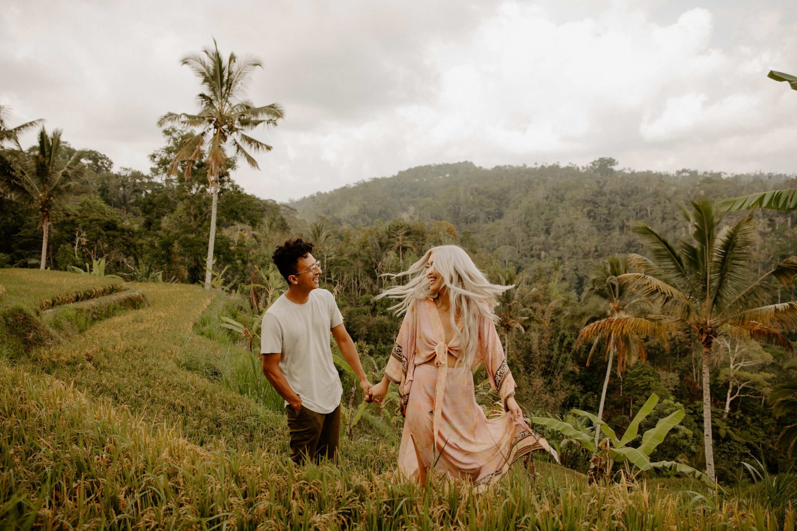 Rice Fields Adventure and Waterfall Elopement – Canggu, Bali, Indonesia