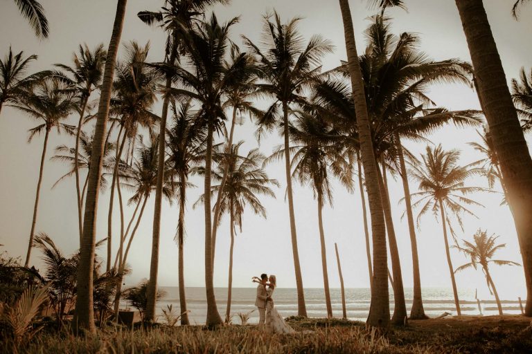 Black Sand Beach Sunset Elopement – Seminyak, Bali, Indonesia