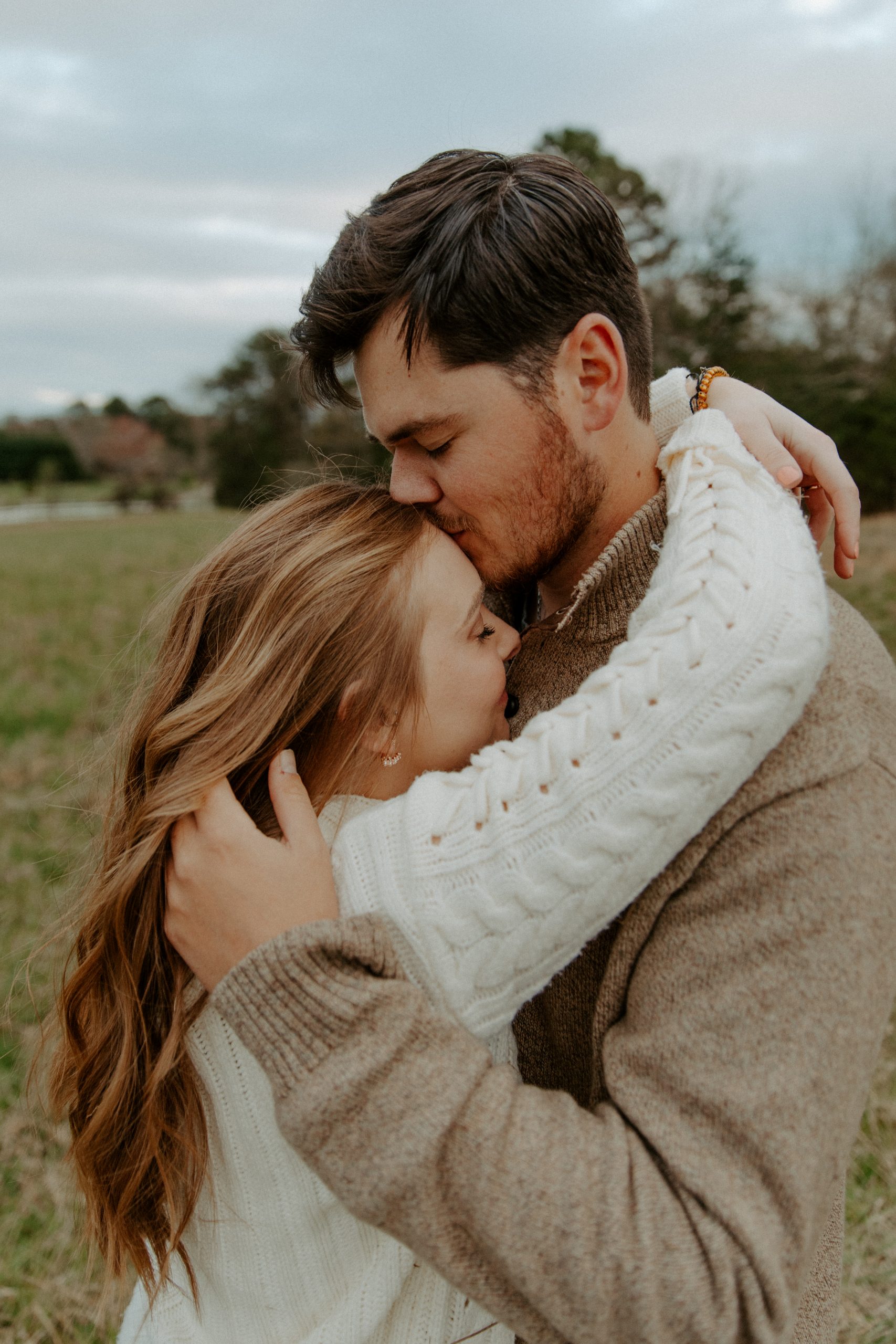 Summer Night Open Field Engagement Session – Fort Mill, South Carolina