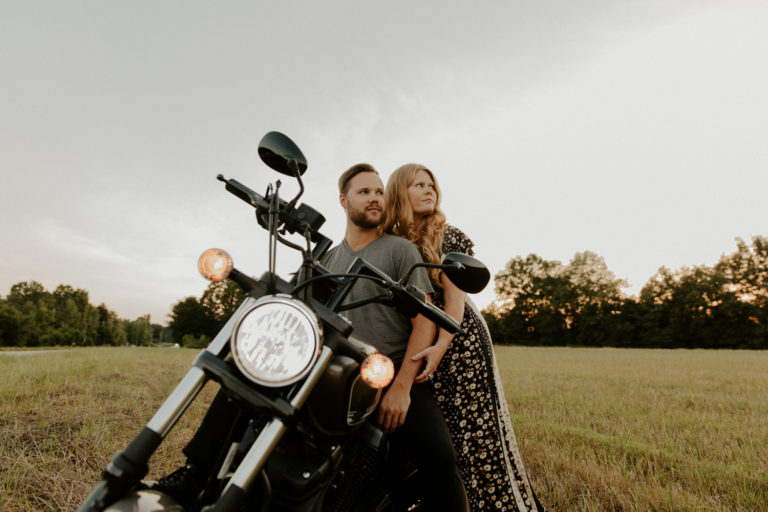 Motorcycle Couples Grunge Session – Rock Hill, South Carolina