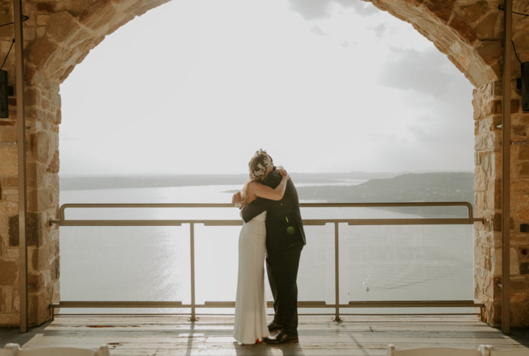 Oasis Sunset Intimate Wedding – Lake Travis, Texas