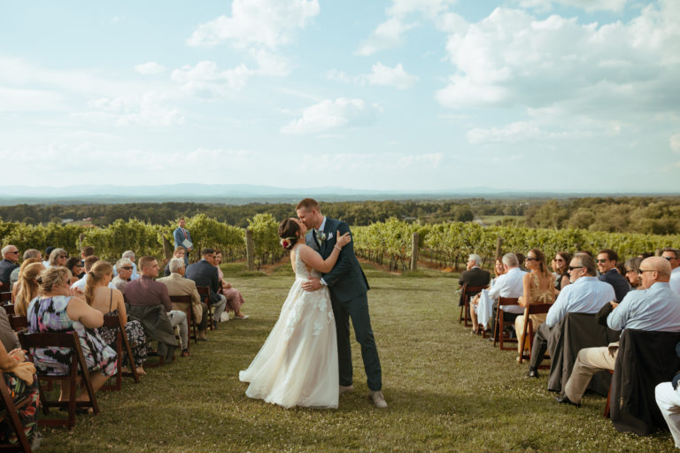 Raffaldini Vineyard Intimate Wedding – Rhonda, North Carolina